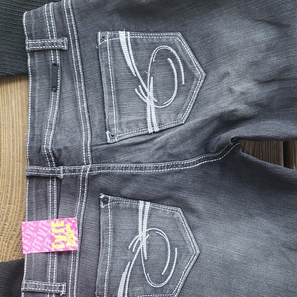 Tyte American Standard leg warmer jeans size 7 - Picture 11 of 12